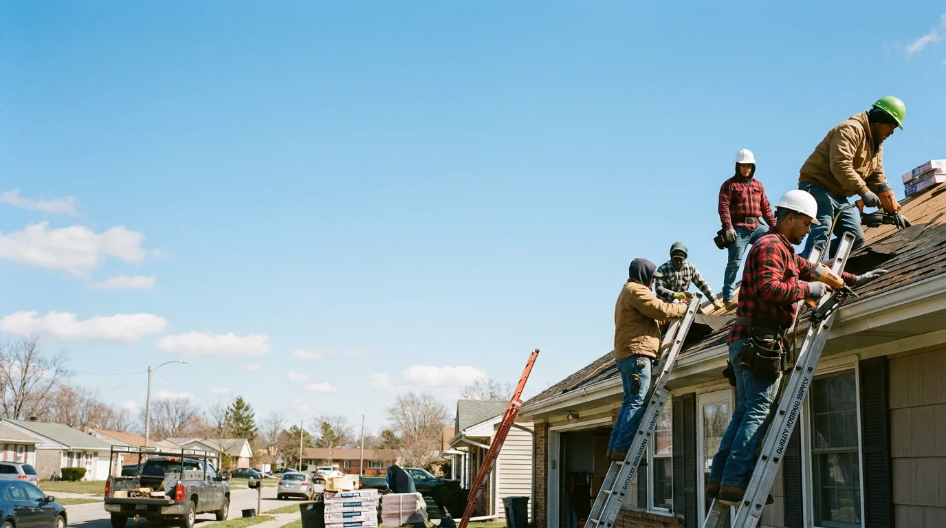 Roofing in Morrisonville, IL near me